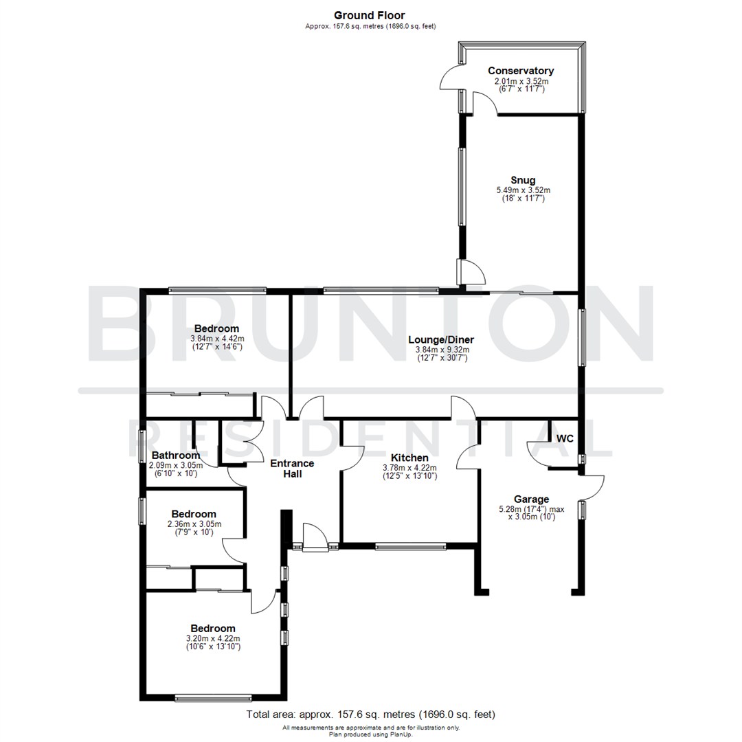Longmeadows, Darras Hall, Ponteland, NE20 floorplan
