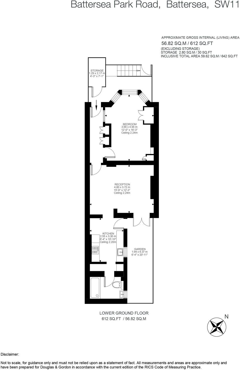 Battersea Park Road, SW11 floorplan