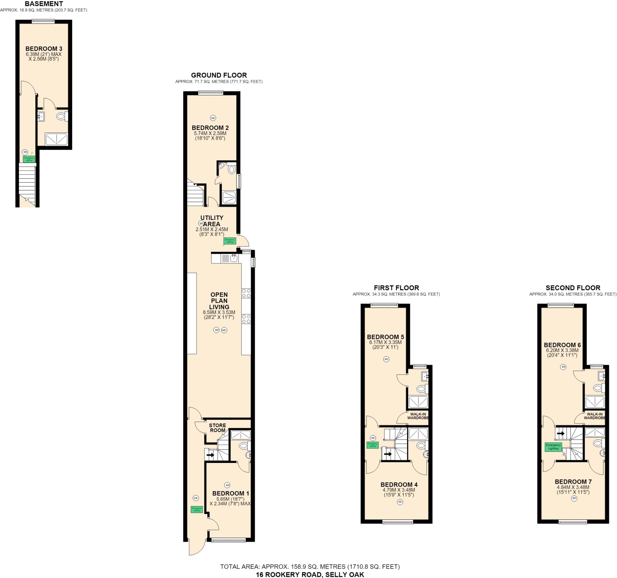 Rookery Road, Selly Oak, Birmingham floorplan