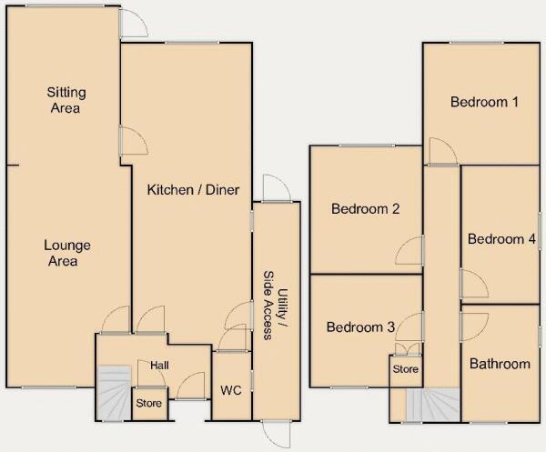 Seven Acres, Aldridge floorplan