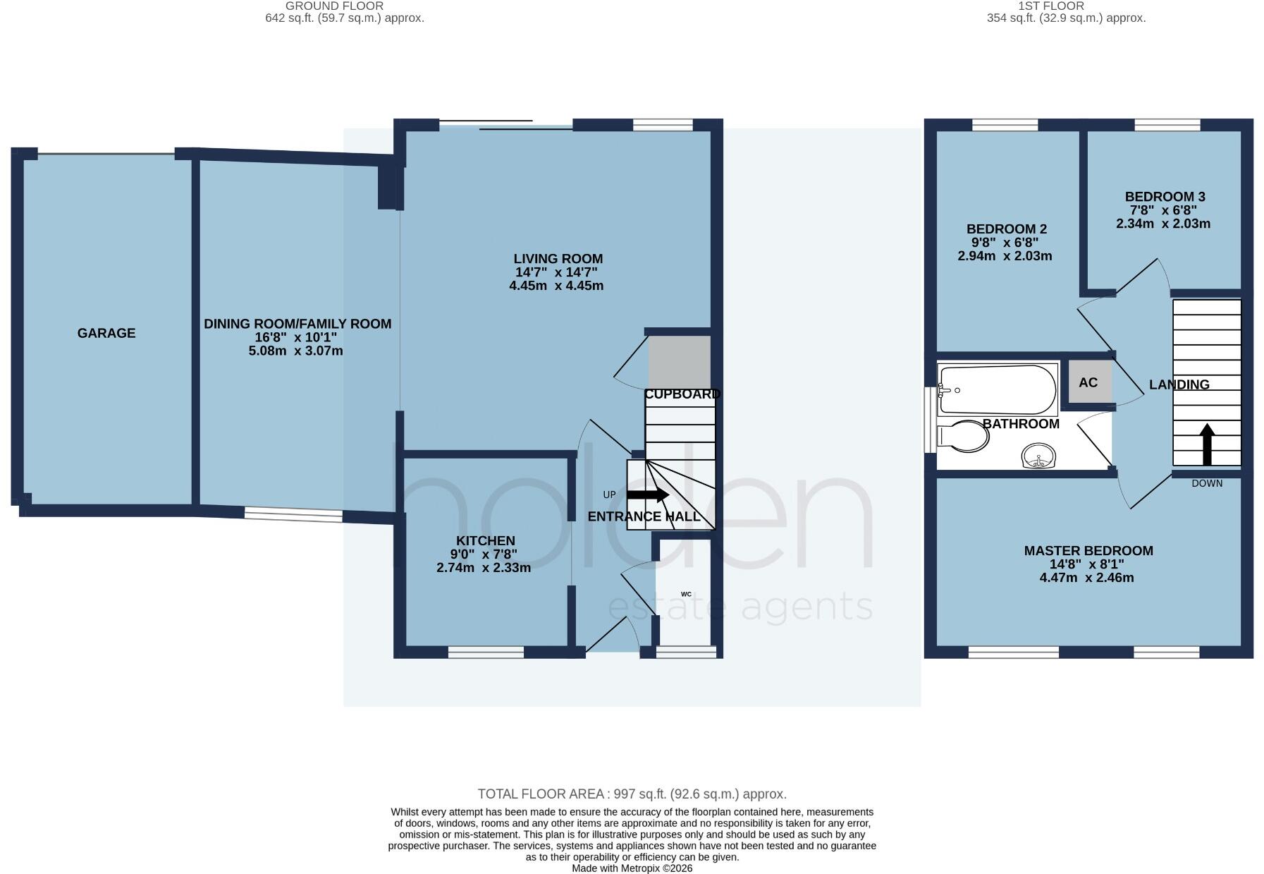 Abbotsmead, Heybridge floorplan
