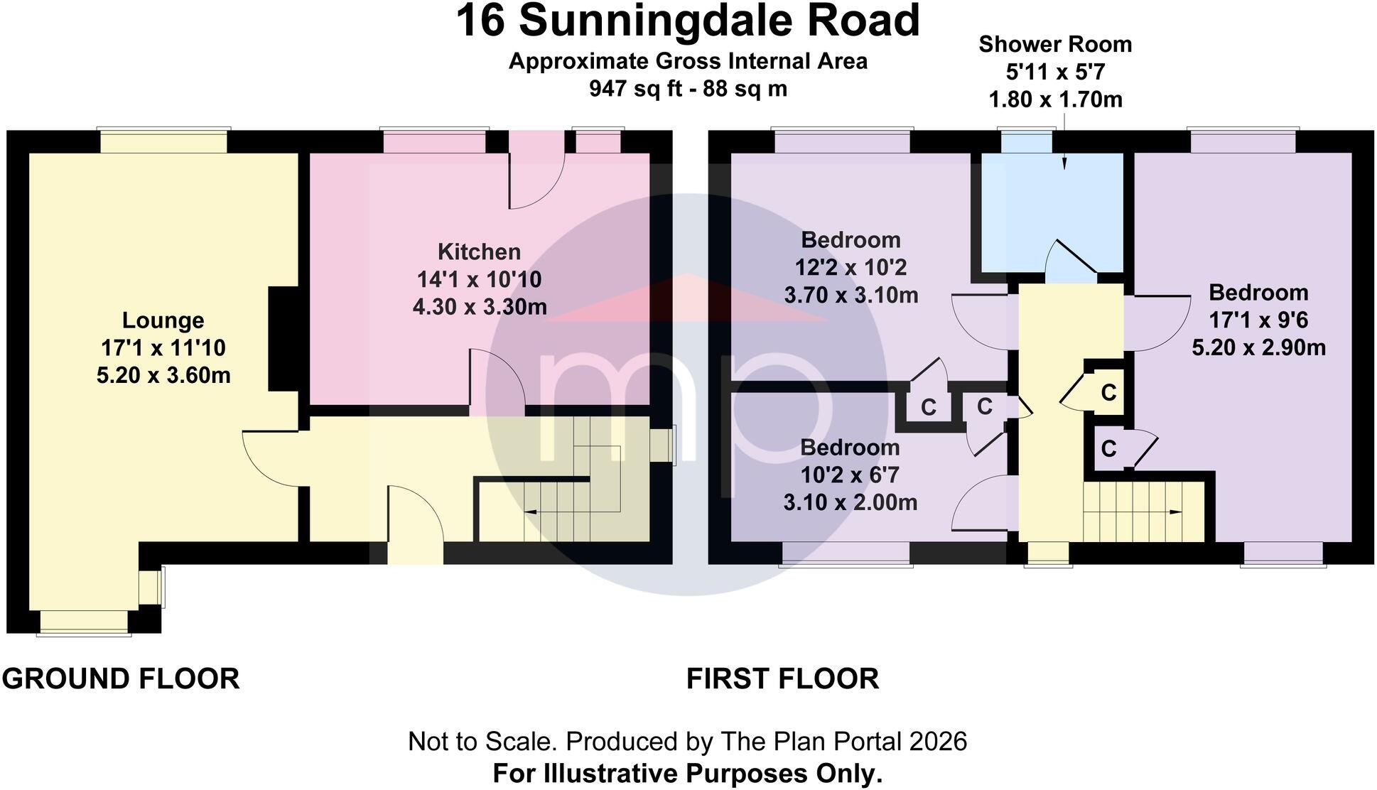 Sunningdale Road, Middlesbrough, TS4 floorplan