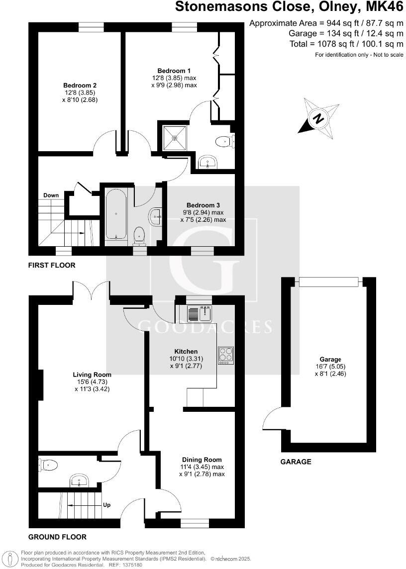 Stonemasons Close, Olney floorplan