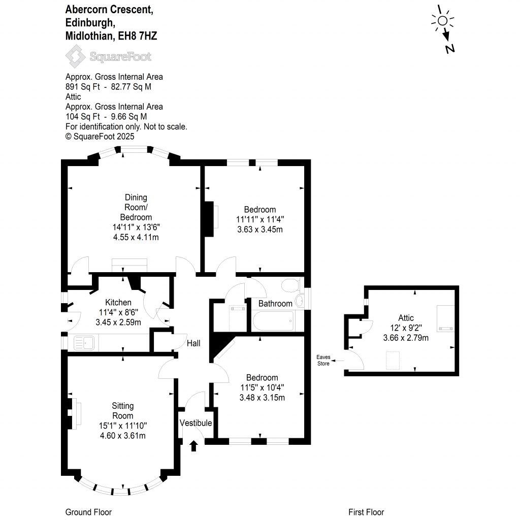 23 Abercorn Crescent, Edinburgh, EH8 7HZ floorplan