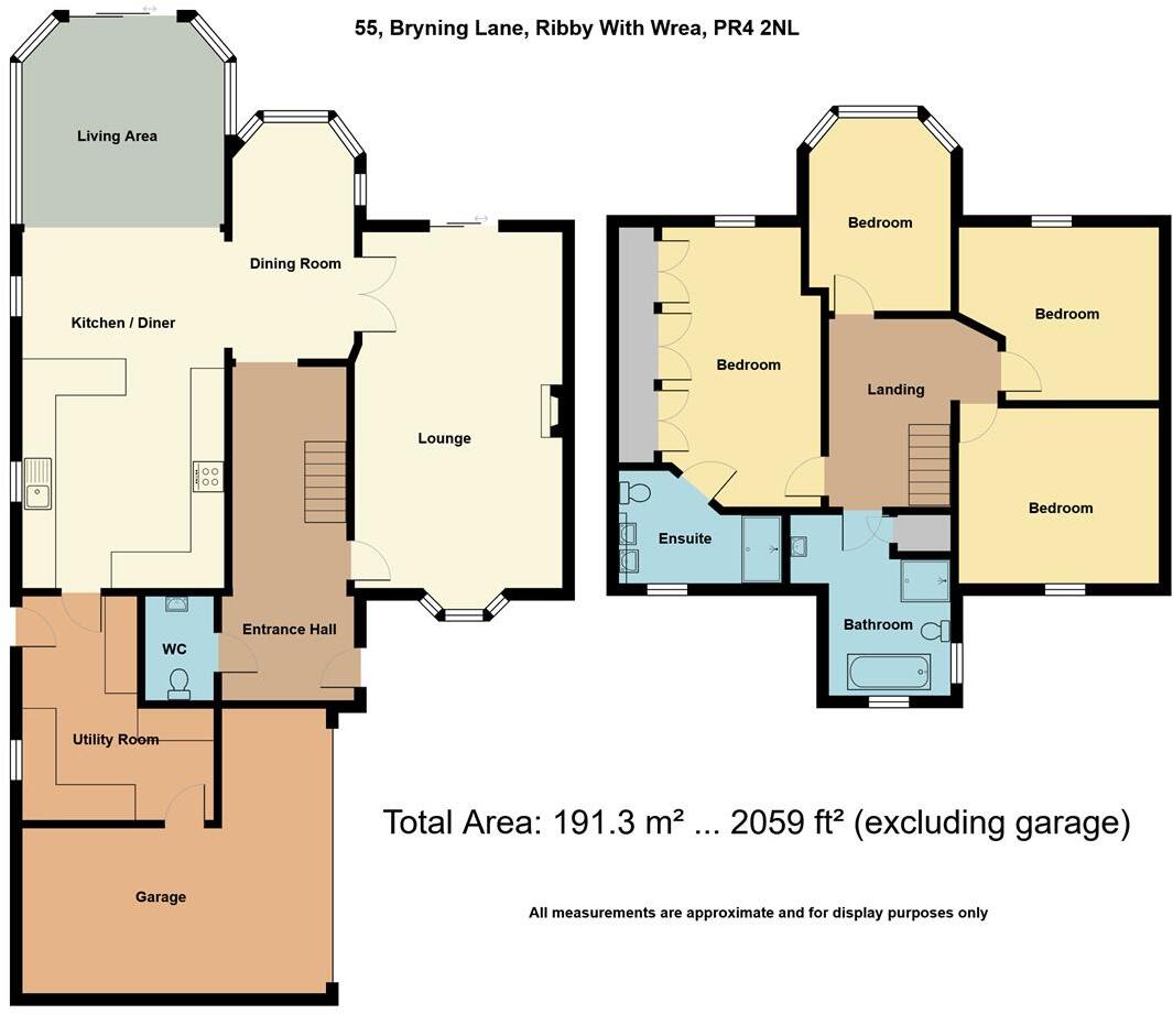 Bryning Lane, Wrea Green floorplan