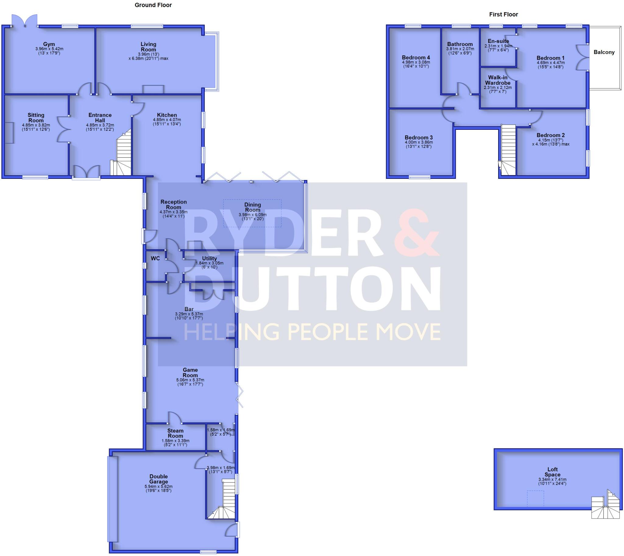 Lily Lanes, Ashton-under-Lyne, Greater Manchester, OL6 floorplan