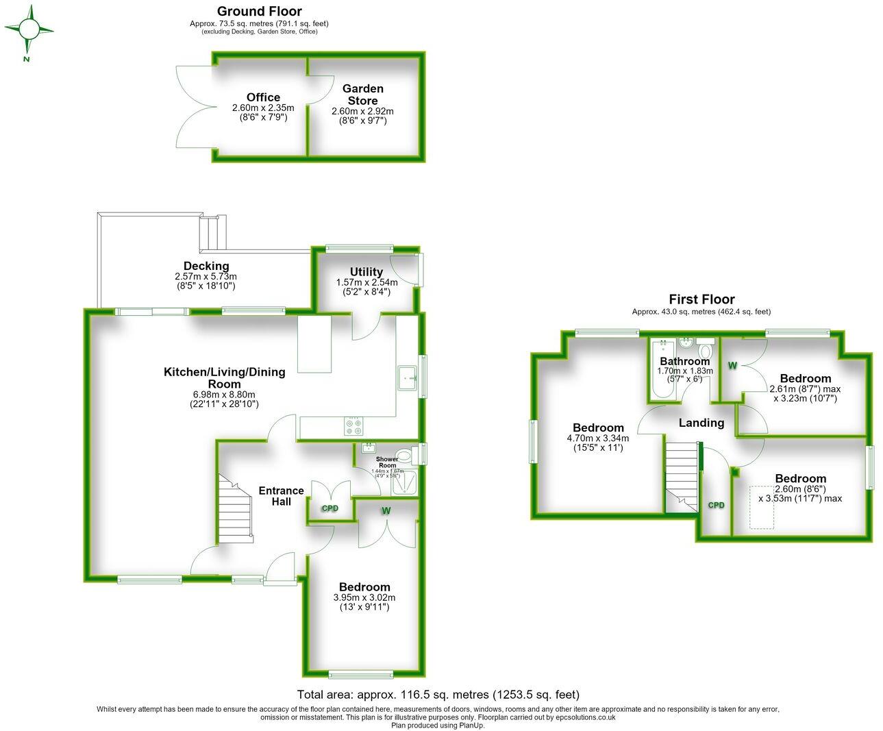 Poplar Tree Drive, Seaton, Devon, EX12 floorplan