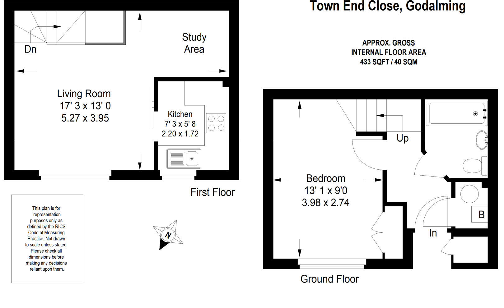 Town End Close, Godalming floorplan