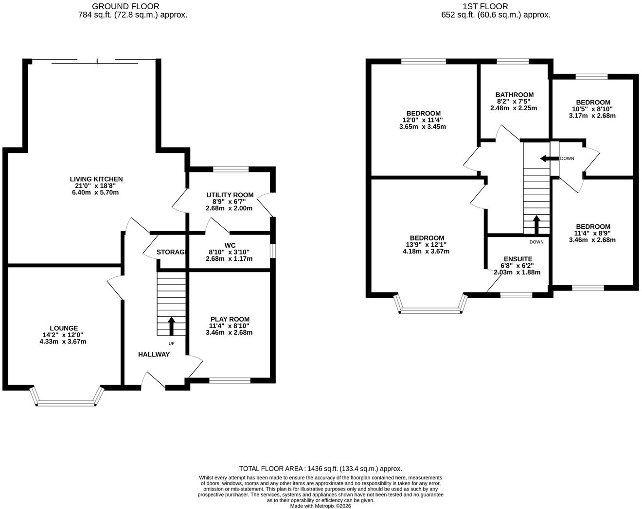 No.205 Bradgate Road, Anstey, Leicester floorplan