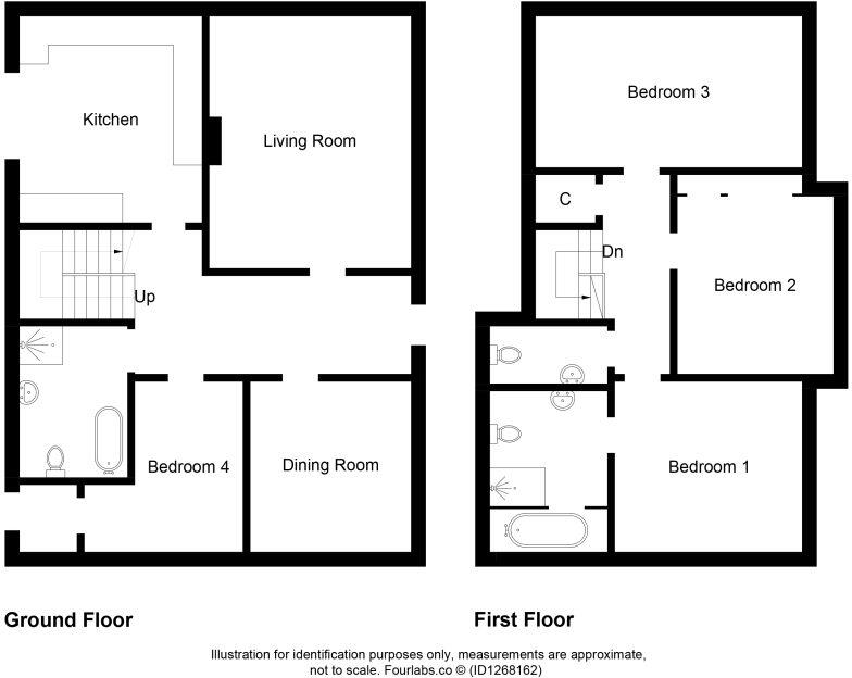 43 Manse Road, Nairn, IV12 4RS floorplan