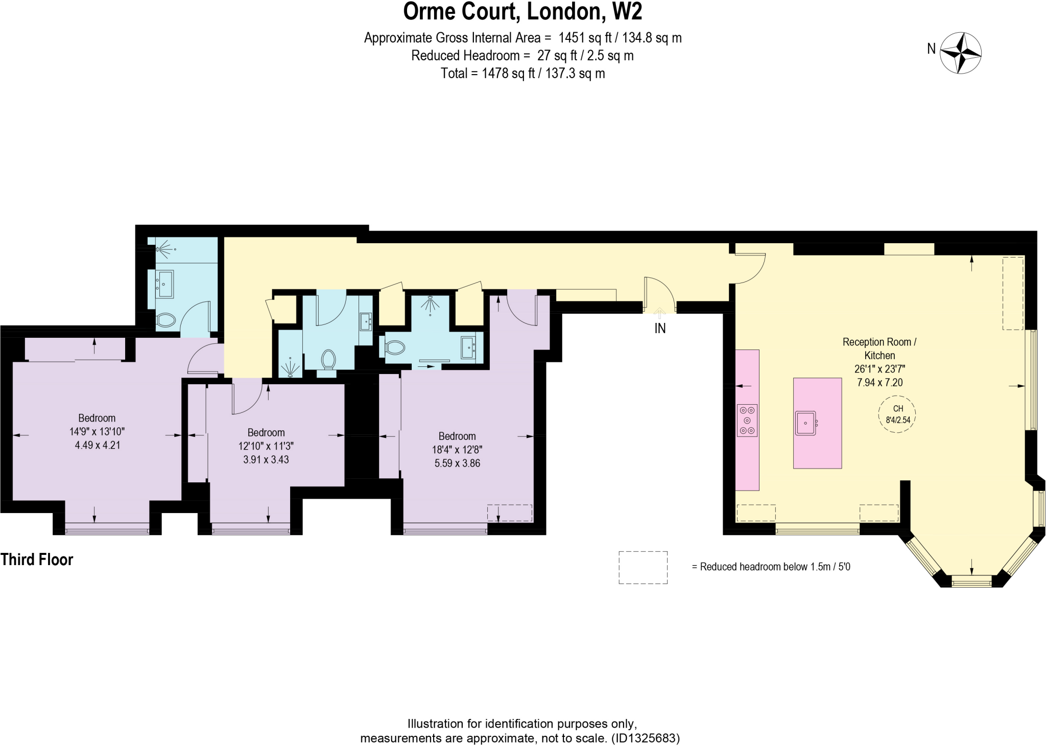 Orme Court, London W2 floorplan