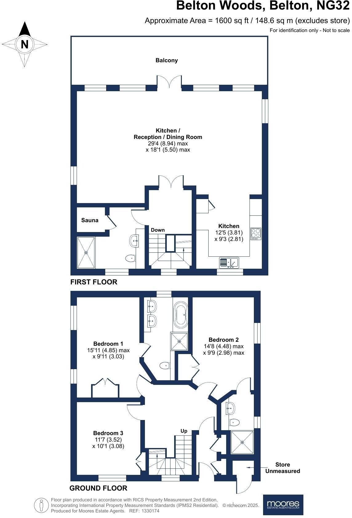 Lodge 33, Belton Woods, Belton, Grantham floorplan
