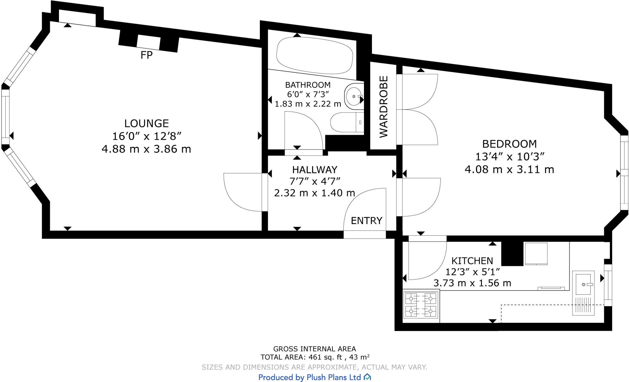 33, Argyle Street, Paisley, Renfrewshire floorplan
