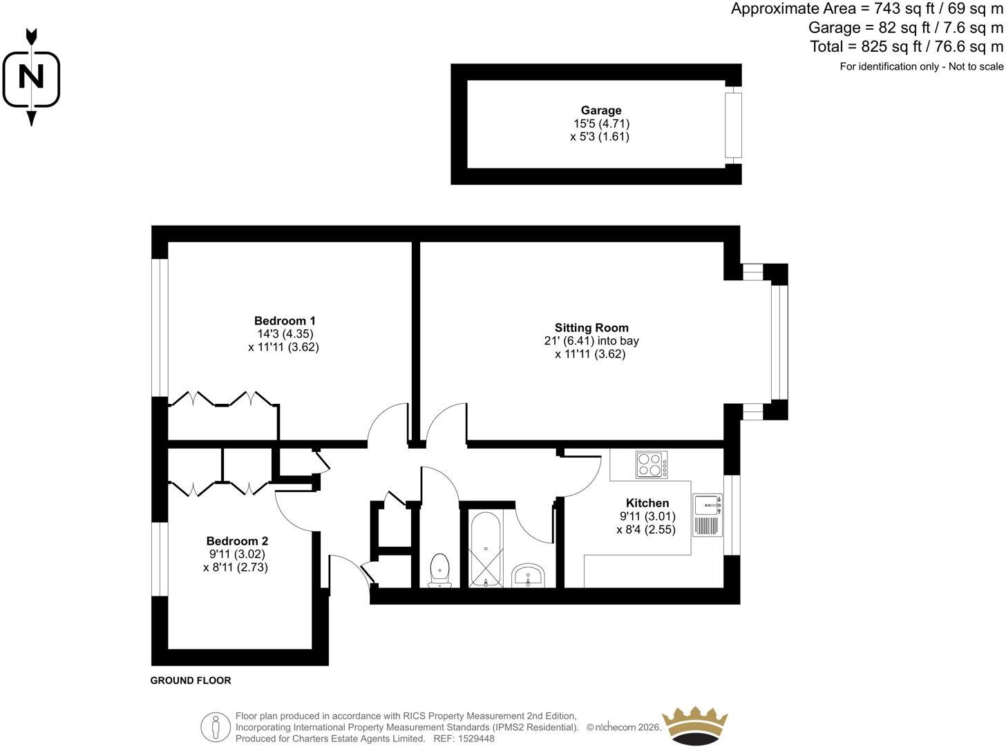 Wallace Avenue, Worthing, West Sussex, BN11 floorplan