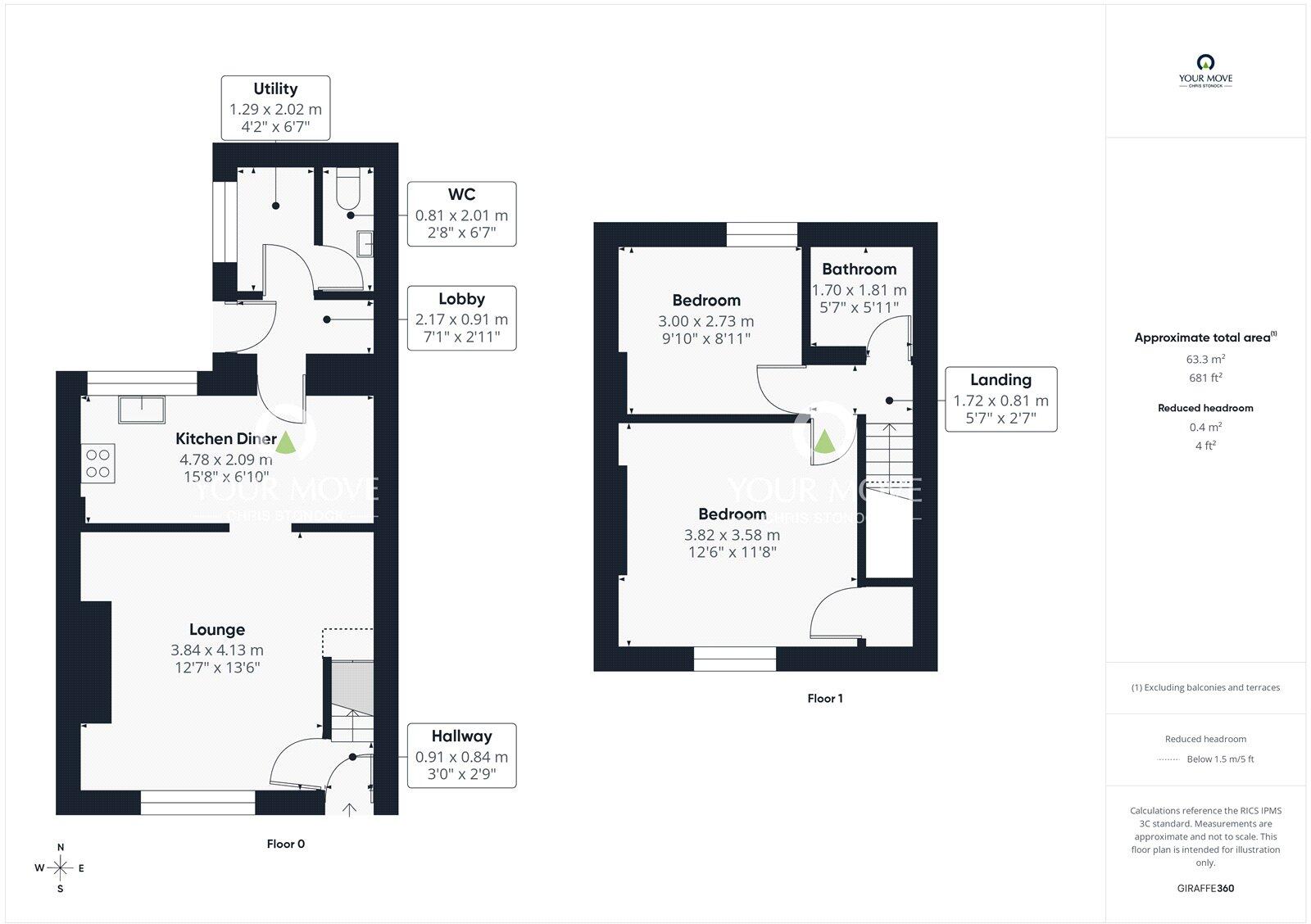 Durham Road, Blackhill, Consett, Durham, DH8 floorplan