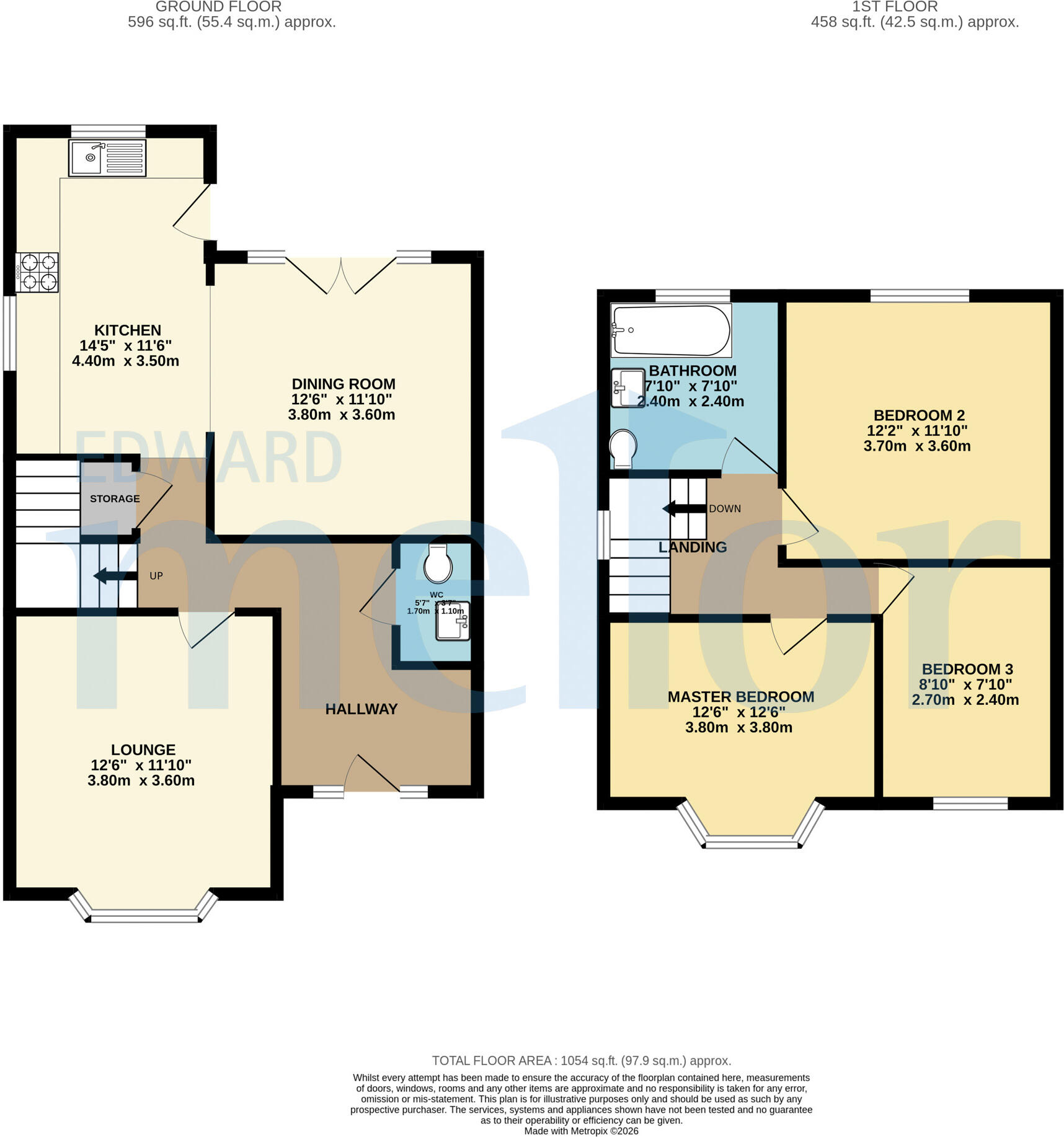 St Annes Avenue, Grappenhall floorplan