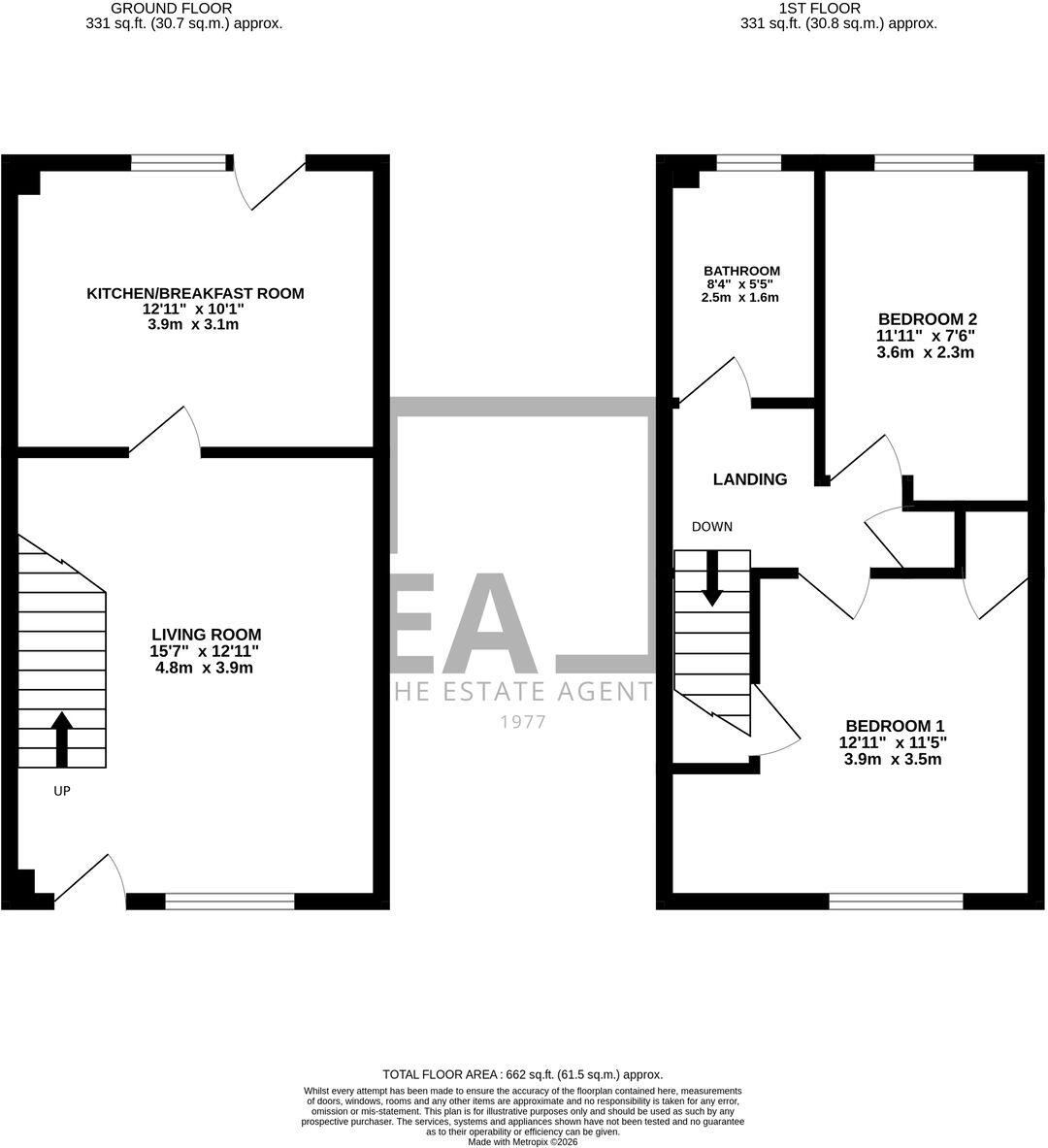 Baronson Gardens, Northampton, NN1 floorplan