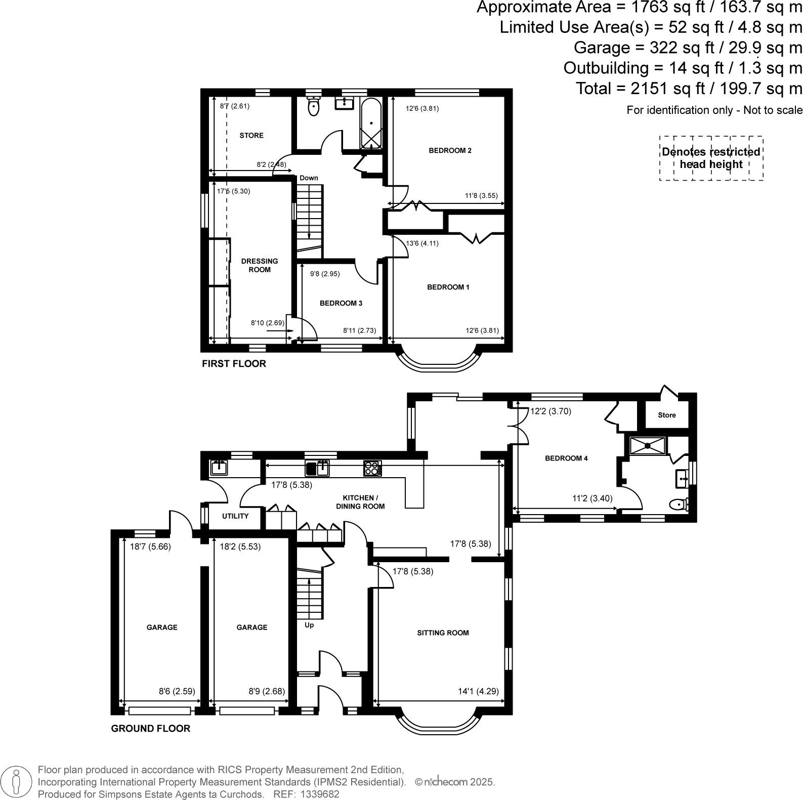 Orchard Drive, Horsell, GU21 floorplan