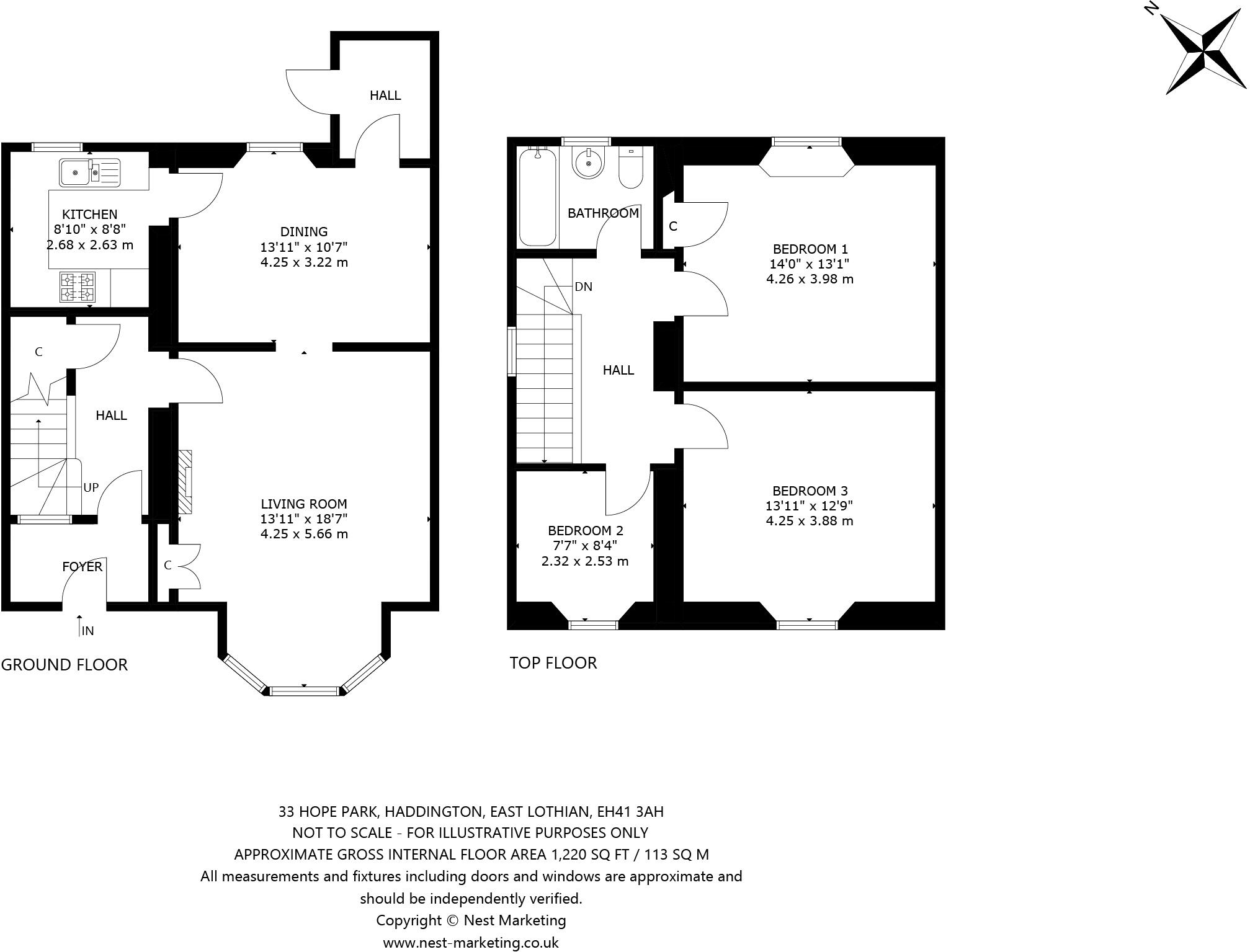Hope Park, Haddington, East Lothian floorplan