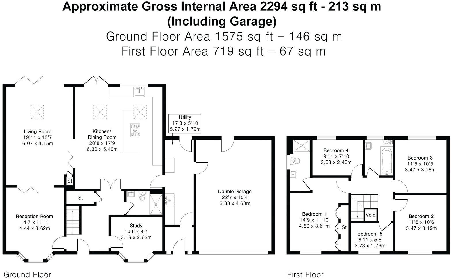 Cromwell Place, Cranleigh, GU6 7LF floorplan