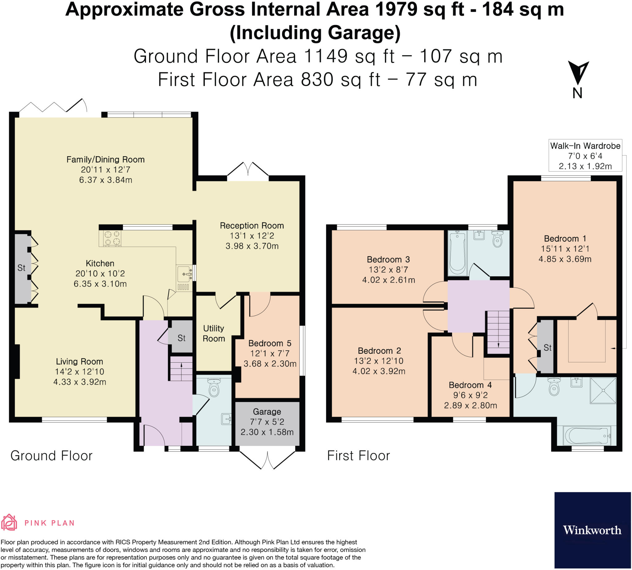 Chantry Road, Bagshot, Surrey, GU19 floorplan