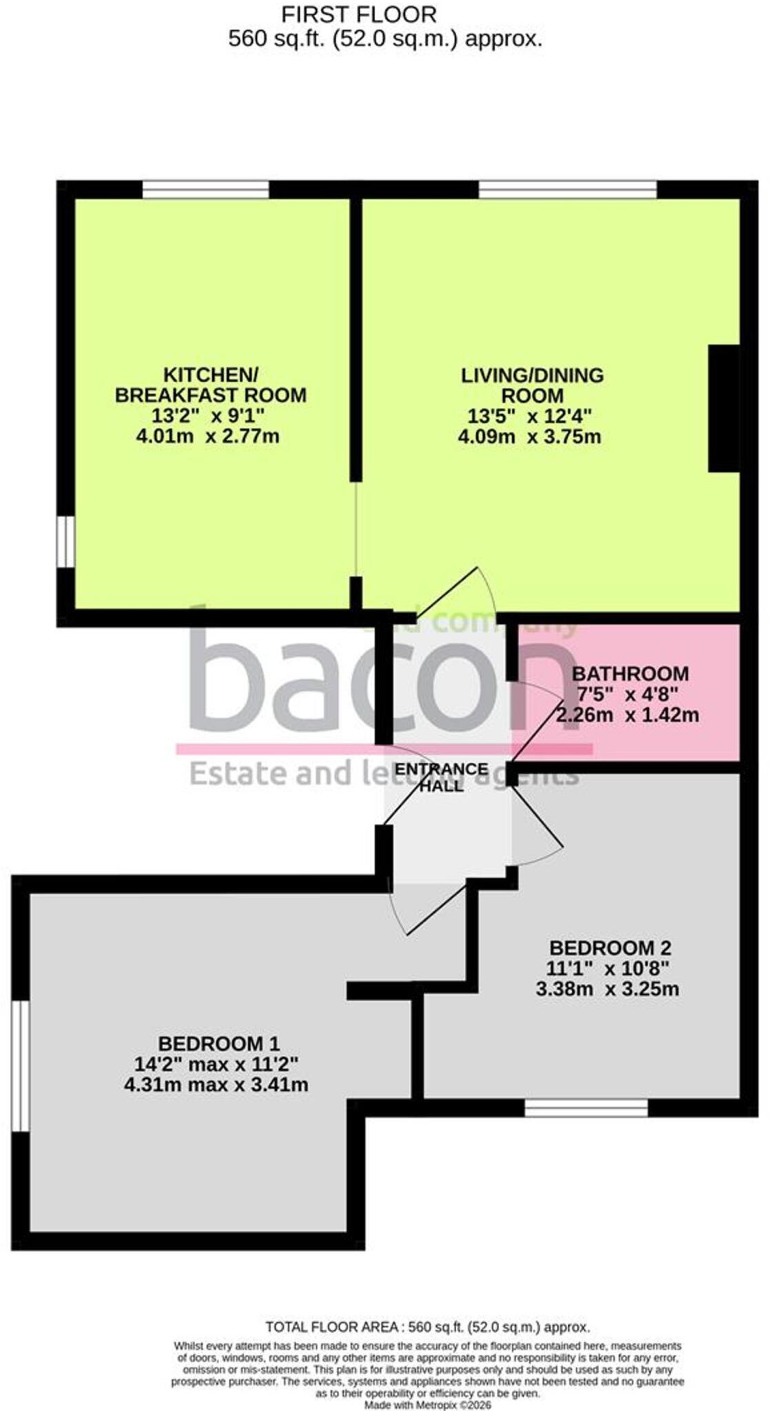 Cowper Road, Worthing, BN11 floorplan