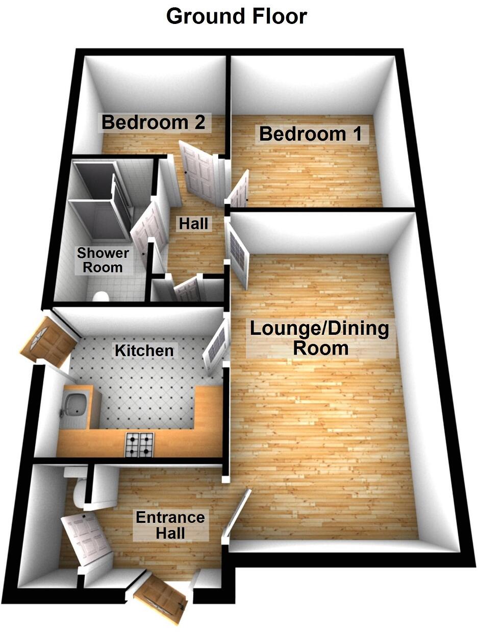 Brynglas, Penygroes, Llanelli, Carmarthenshire. floorplan