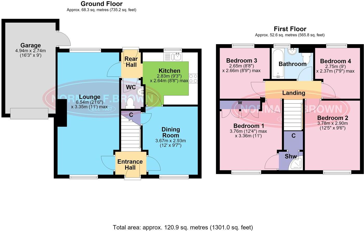 Garth Meadows, Catterick Village floorplan