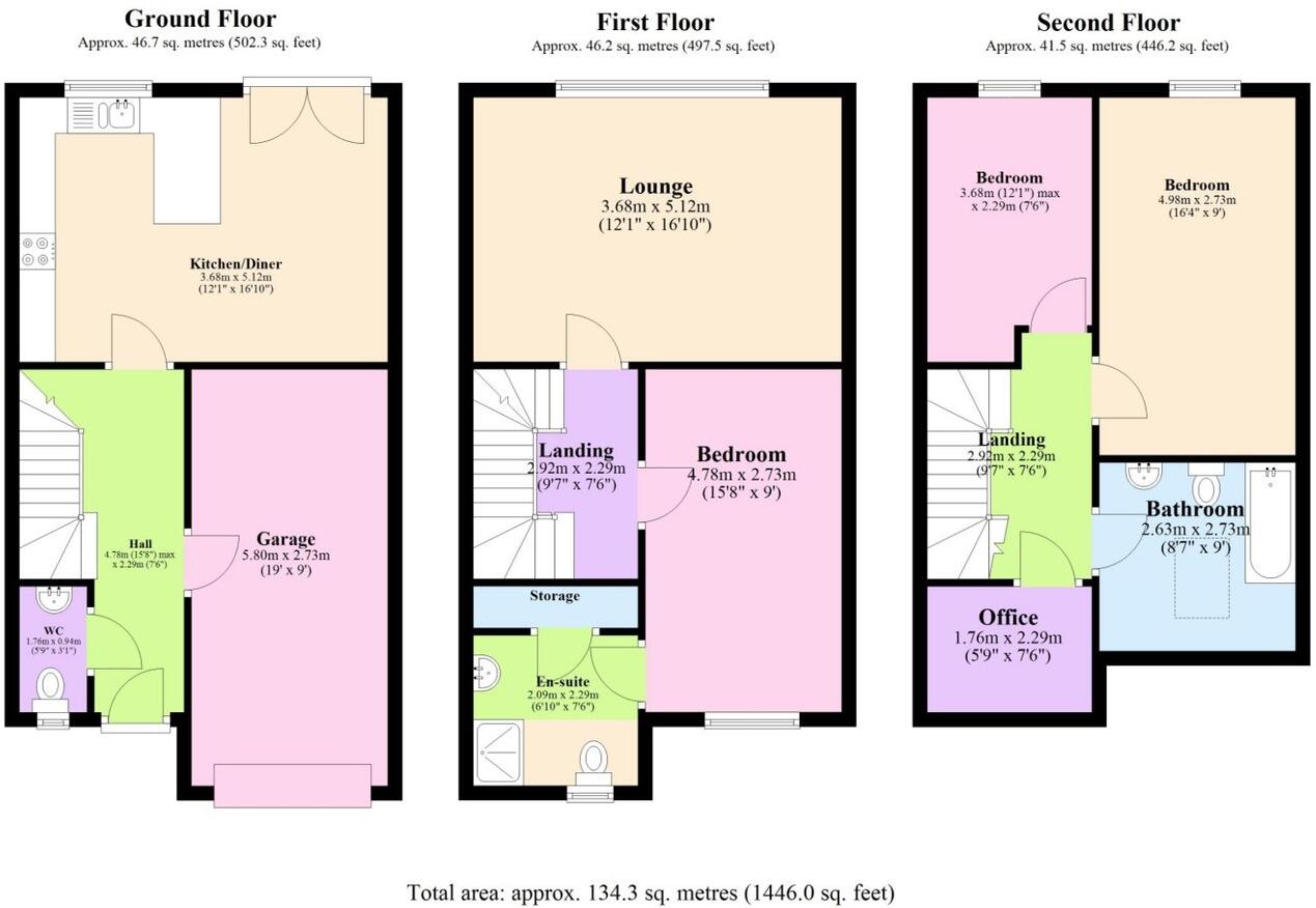 11, Overwood Place, Appleby-in-Westmorland, CA16 floorplan