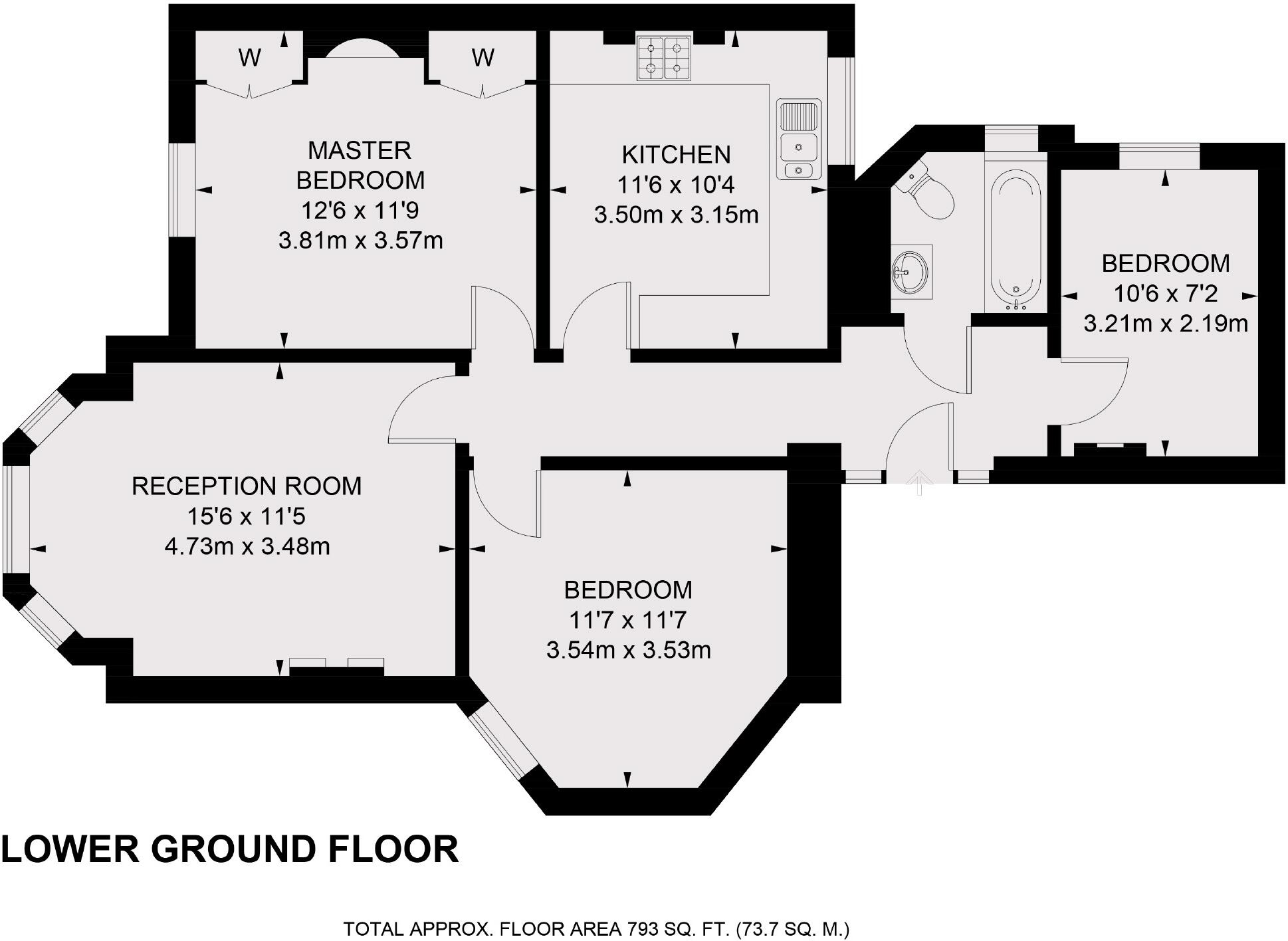 Queen's Club Gardens, Barons Court floorplan