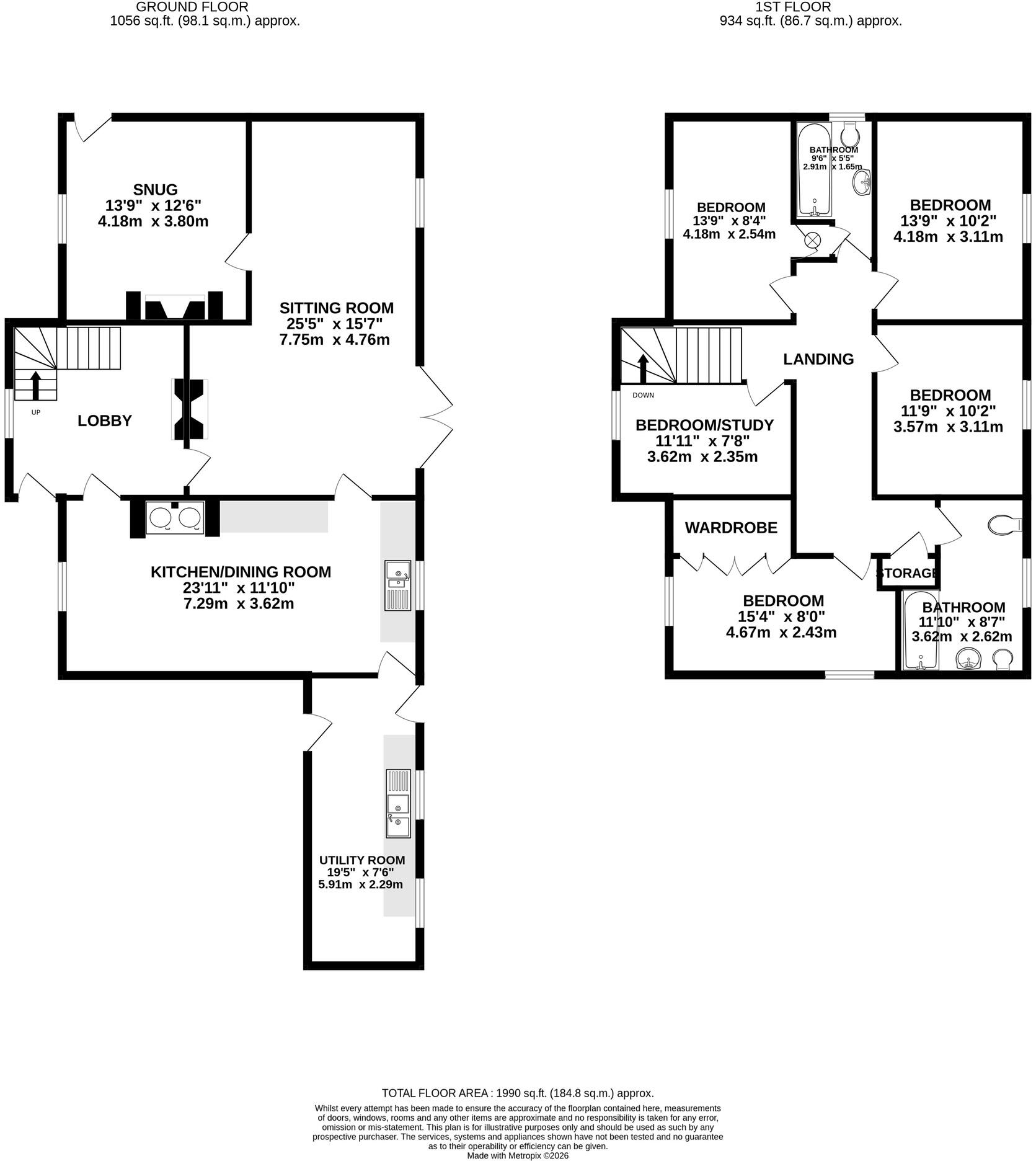 West Charlton, Somerton floorplan