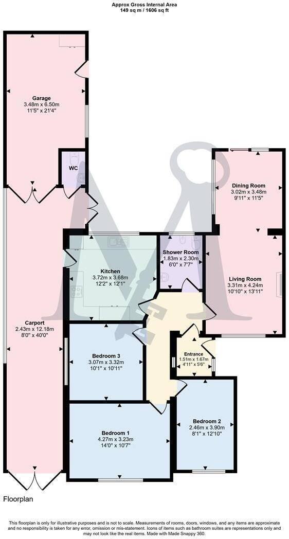 Jacqueline Road, Field Head, Markfield floorplan