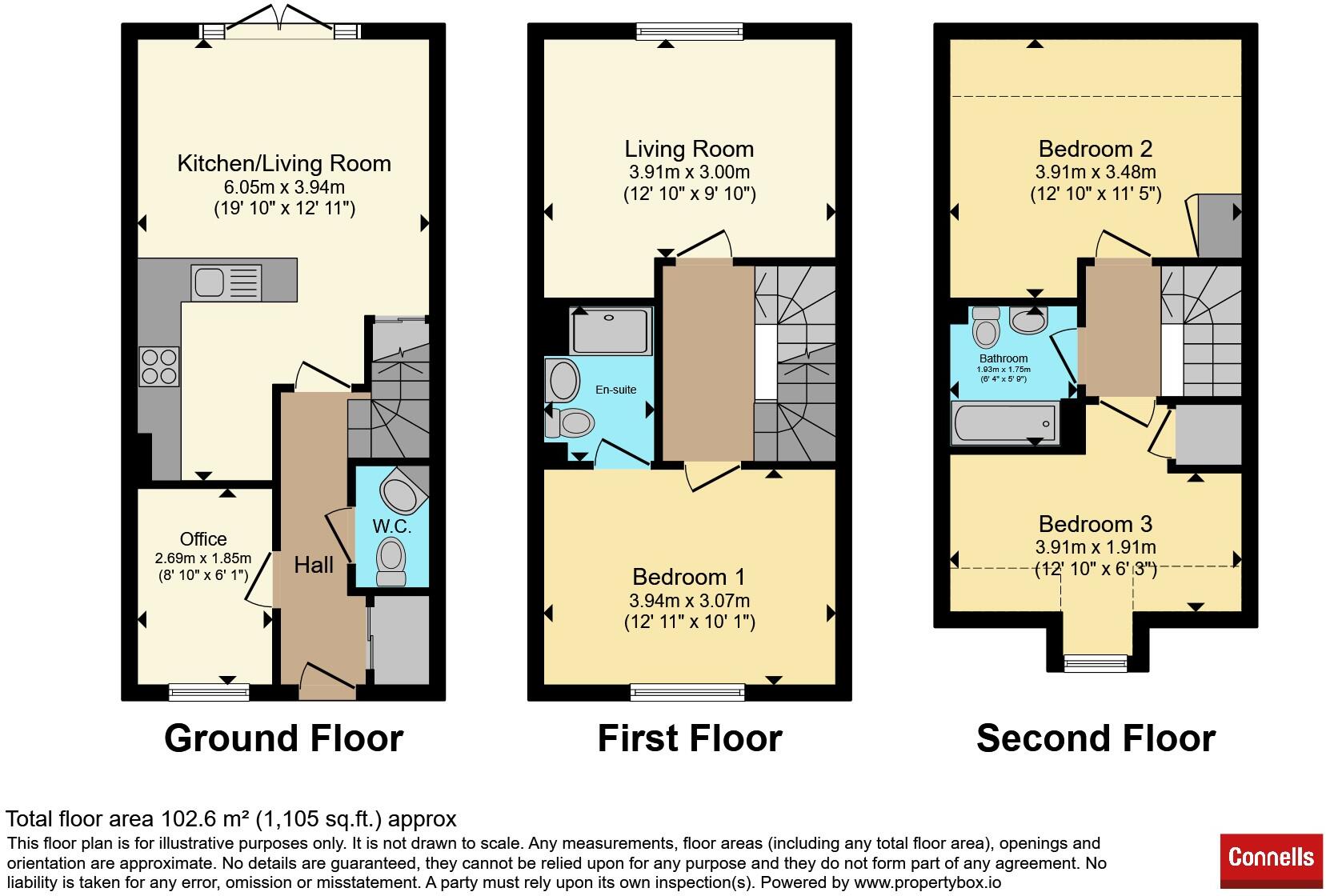 Cicero Crescent, Fairfields, Milton Keynes floorplan
