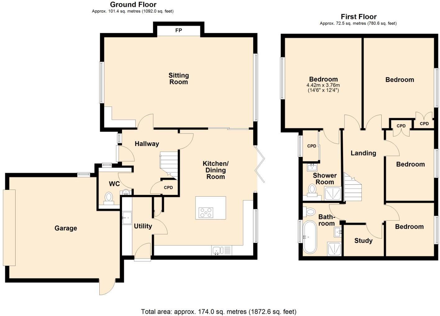 Ashley Crescent, Warwick floorplan