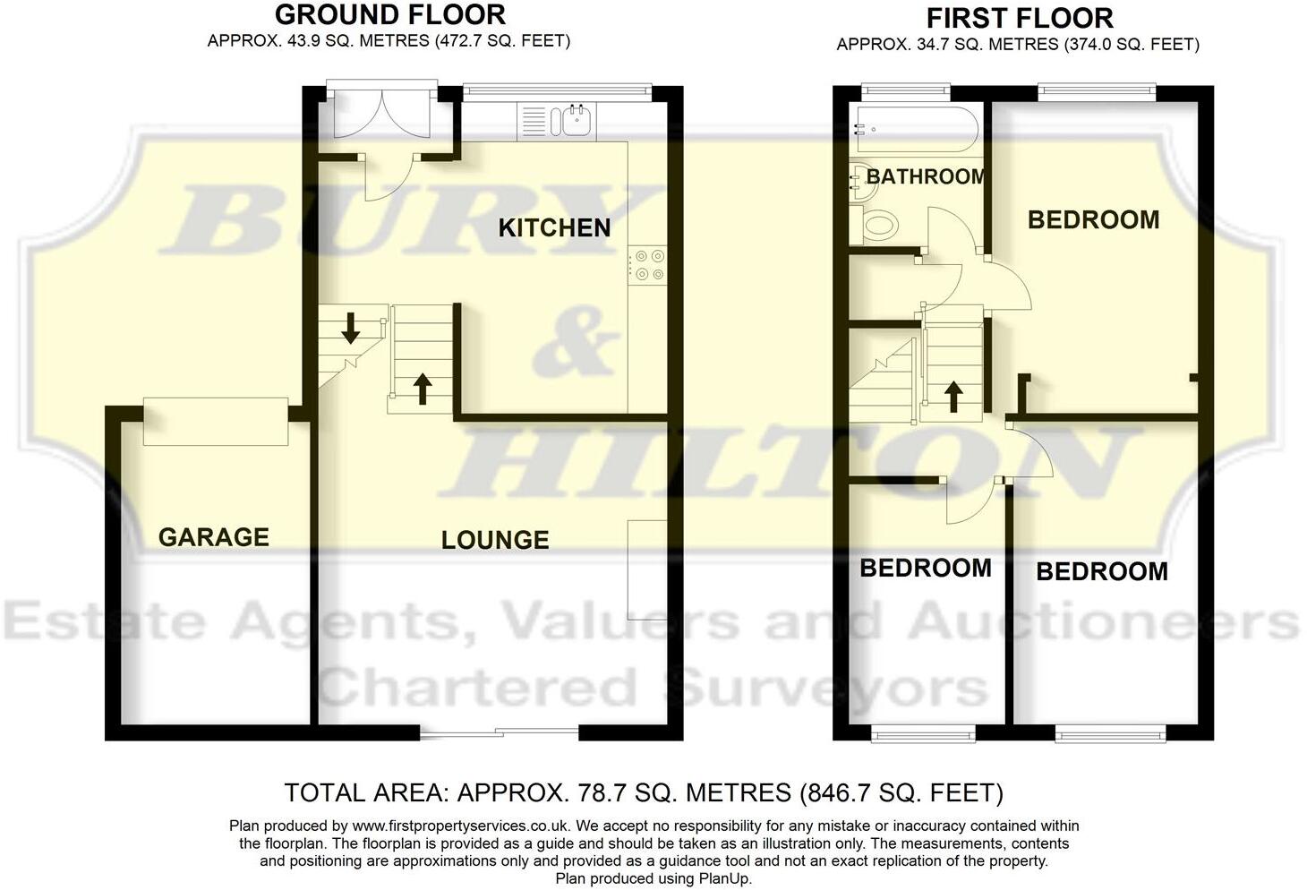 Rownall View, Leek floorplan
