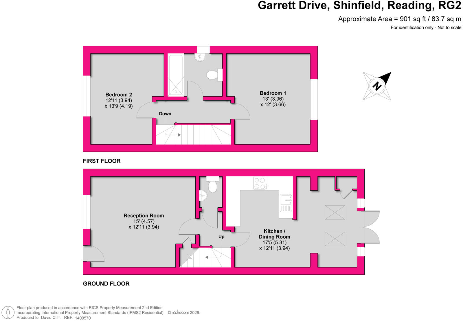 Garrett Drive, Shinfield, Reading, Berkshire, RG2 floorplan