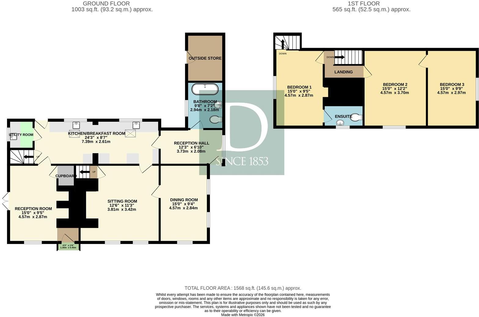 Church Lane, St James South Elmham floorplan