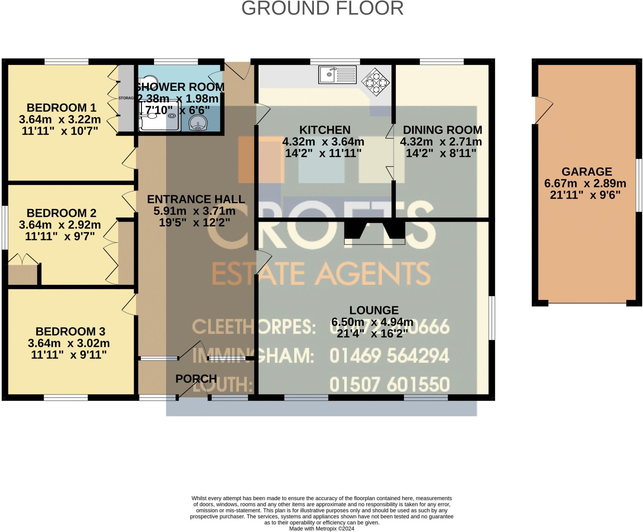Bank End, North Somercotes floorplan