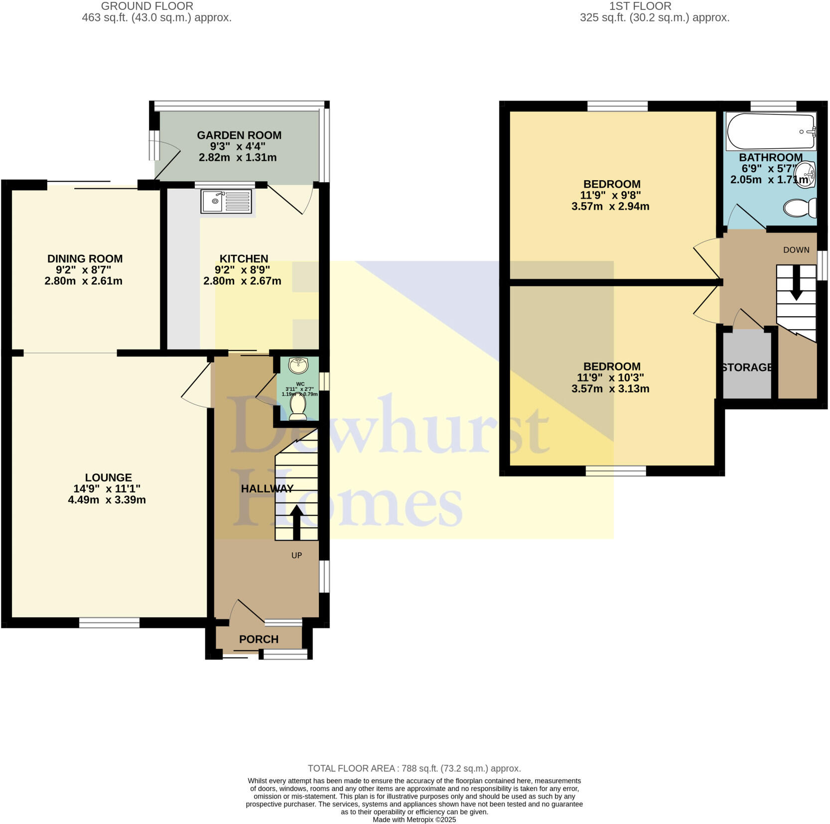 Worcester Avenue,  Preston, PR3 floorplan
