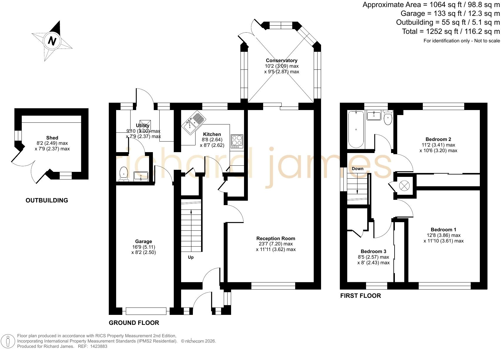 Canford Close, Nythe, Swindon, SN3 floorplan