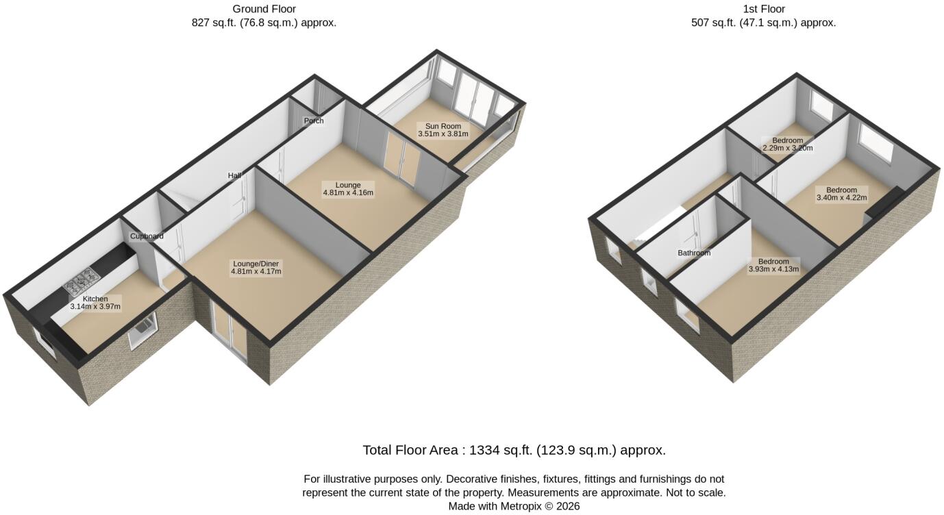 9 Arthur Terrace, Sunderland floorplan