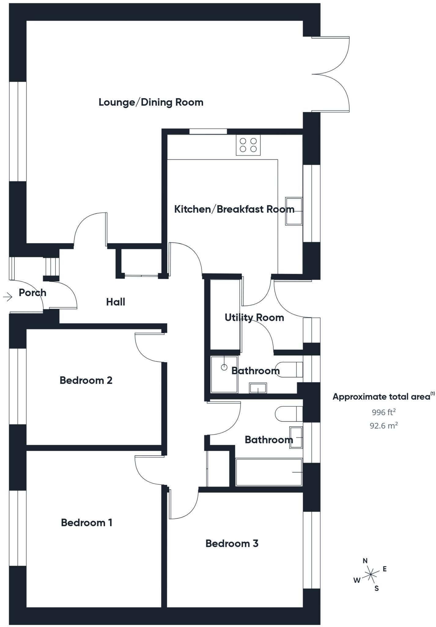 Minster Avenue, Bude floorplan
