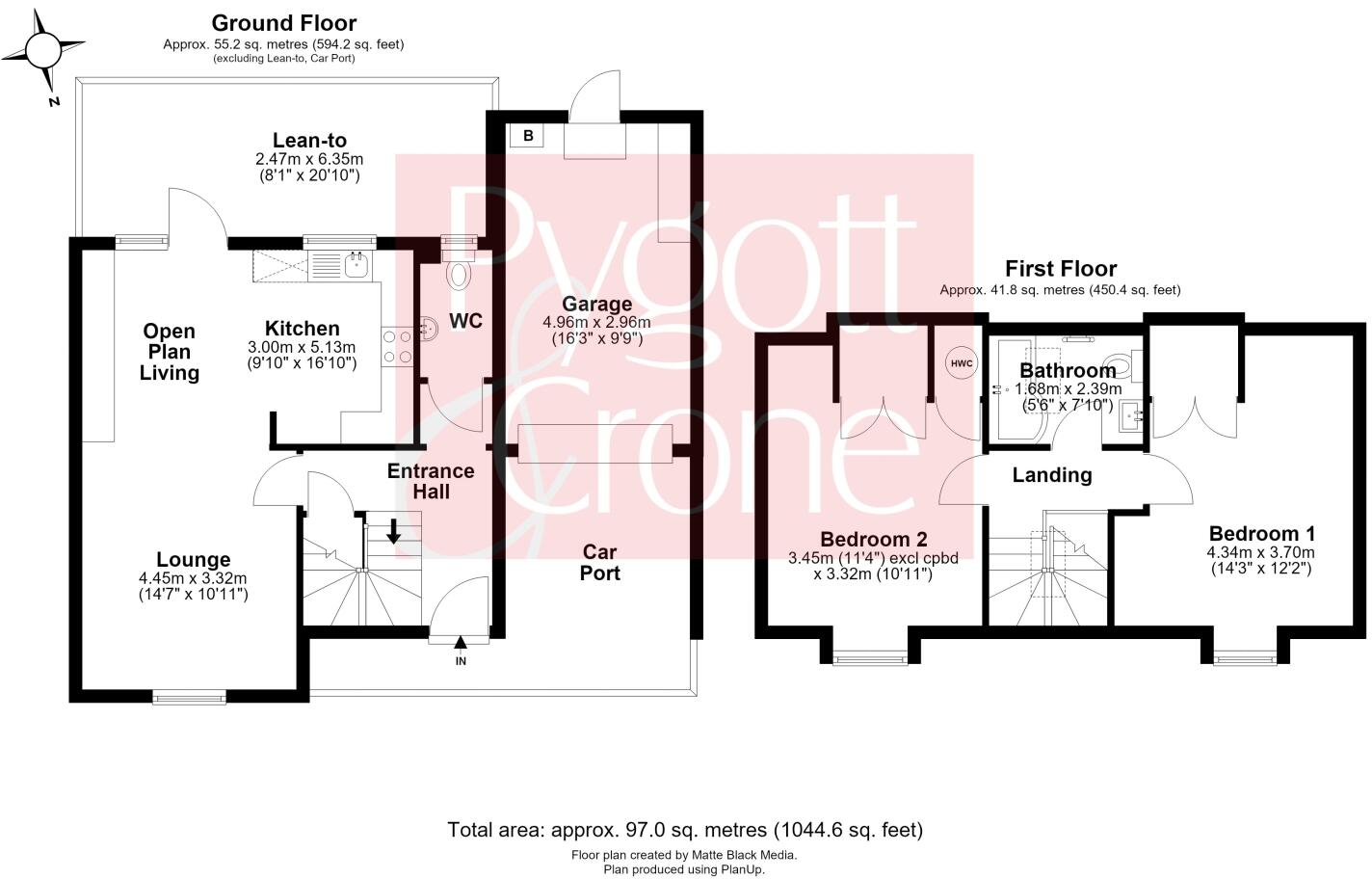 Monarchs Road, Sutterton, United Kingdom, PE20 floorplan