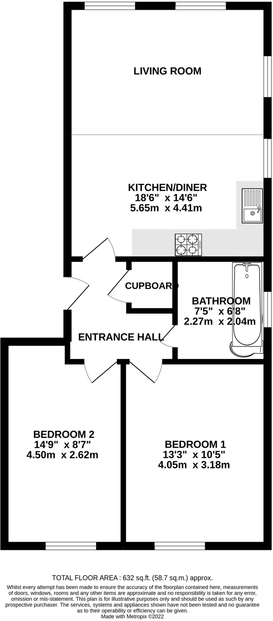 Southville, Coronation Road, BS3 floorplan