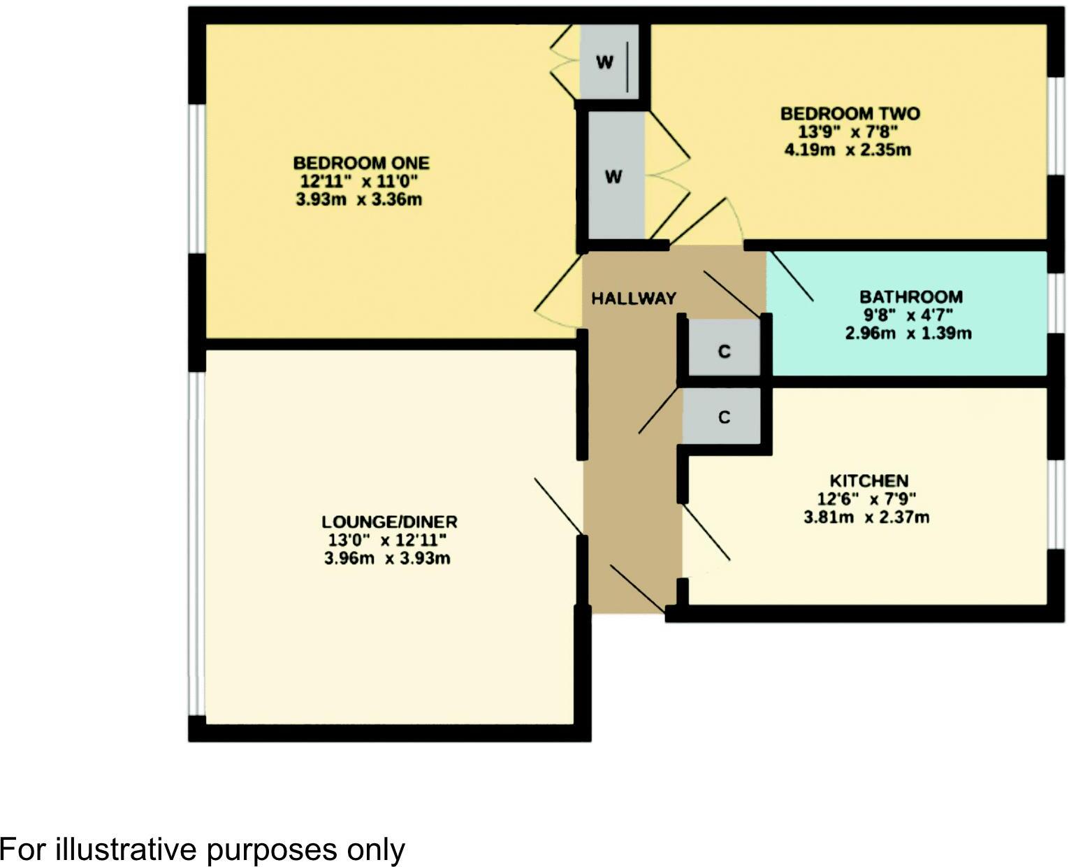 Willow Court, Tamworth Road, Lichfield floorplan