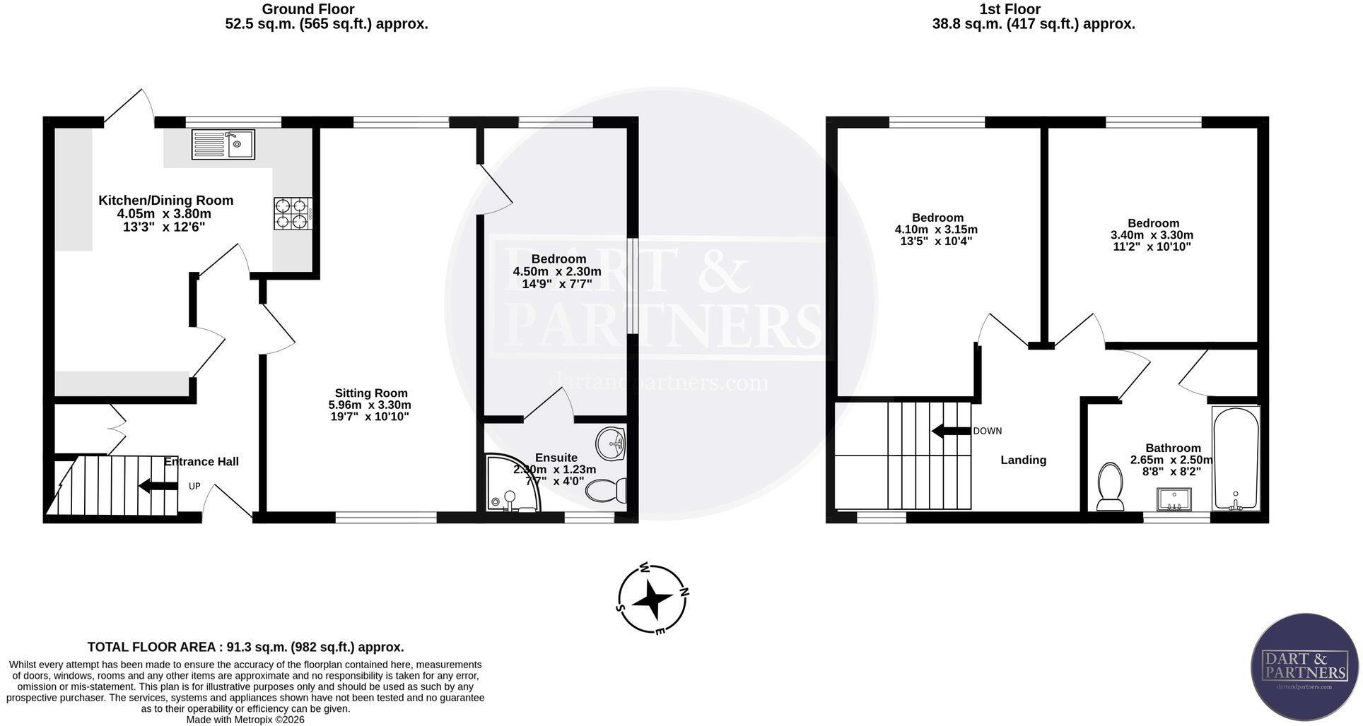 Chestnut Walk, Dawlish, EX7 floorplan