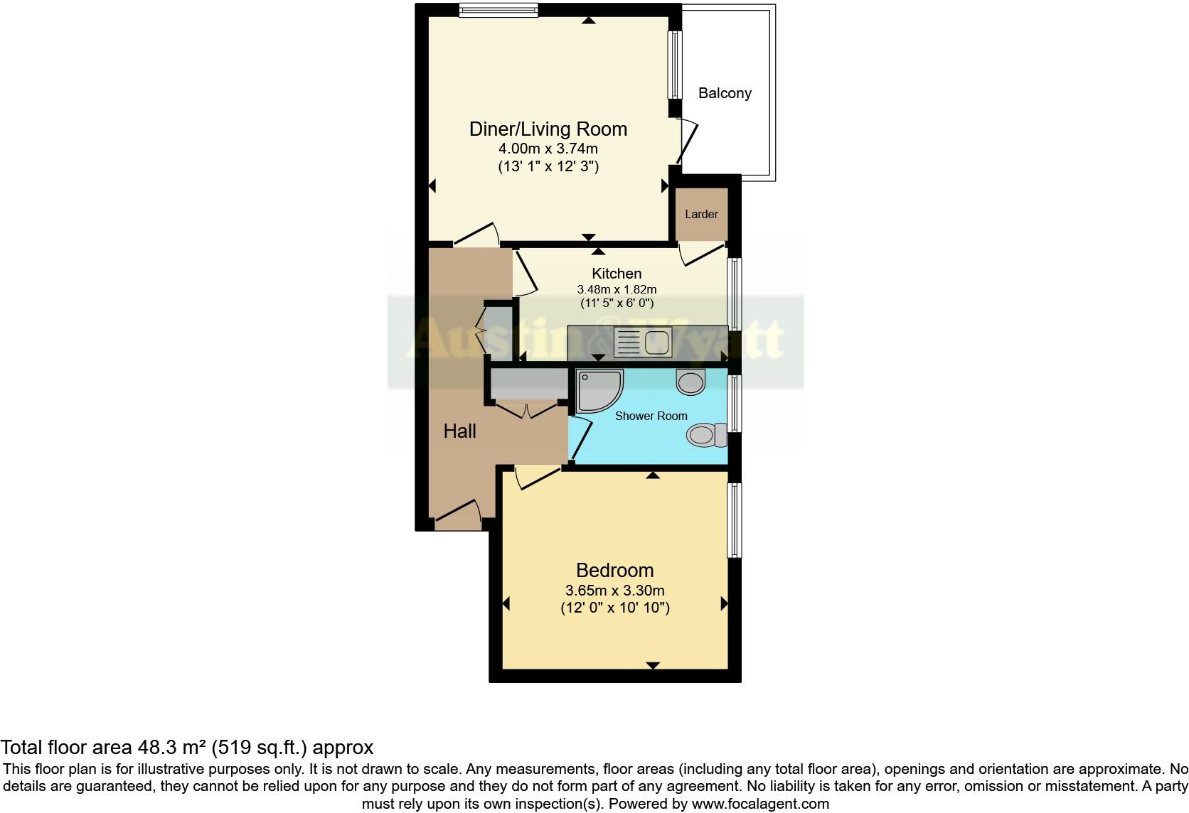 Lydgate Close, Southampton, Hampshire, SO19 floorplan