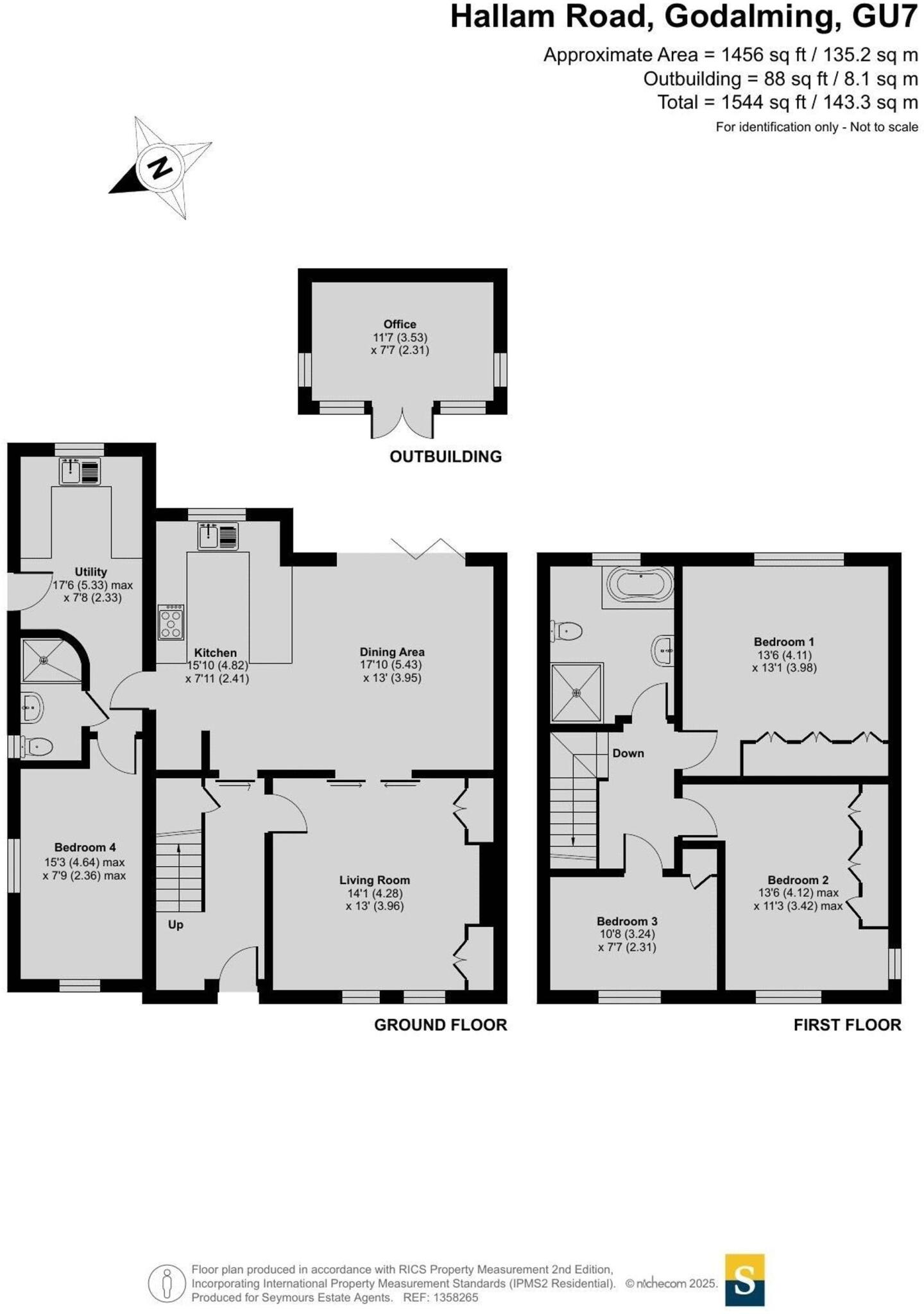 Hallam Road, Godalming, GU7 floorplan