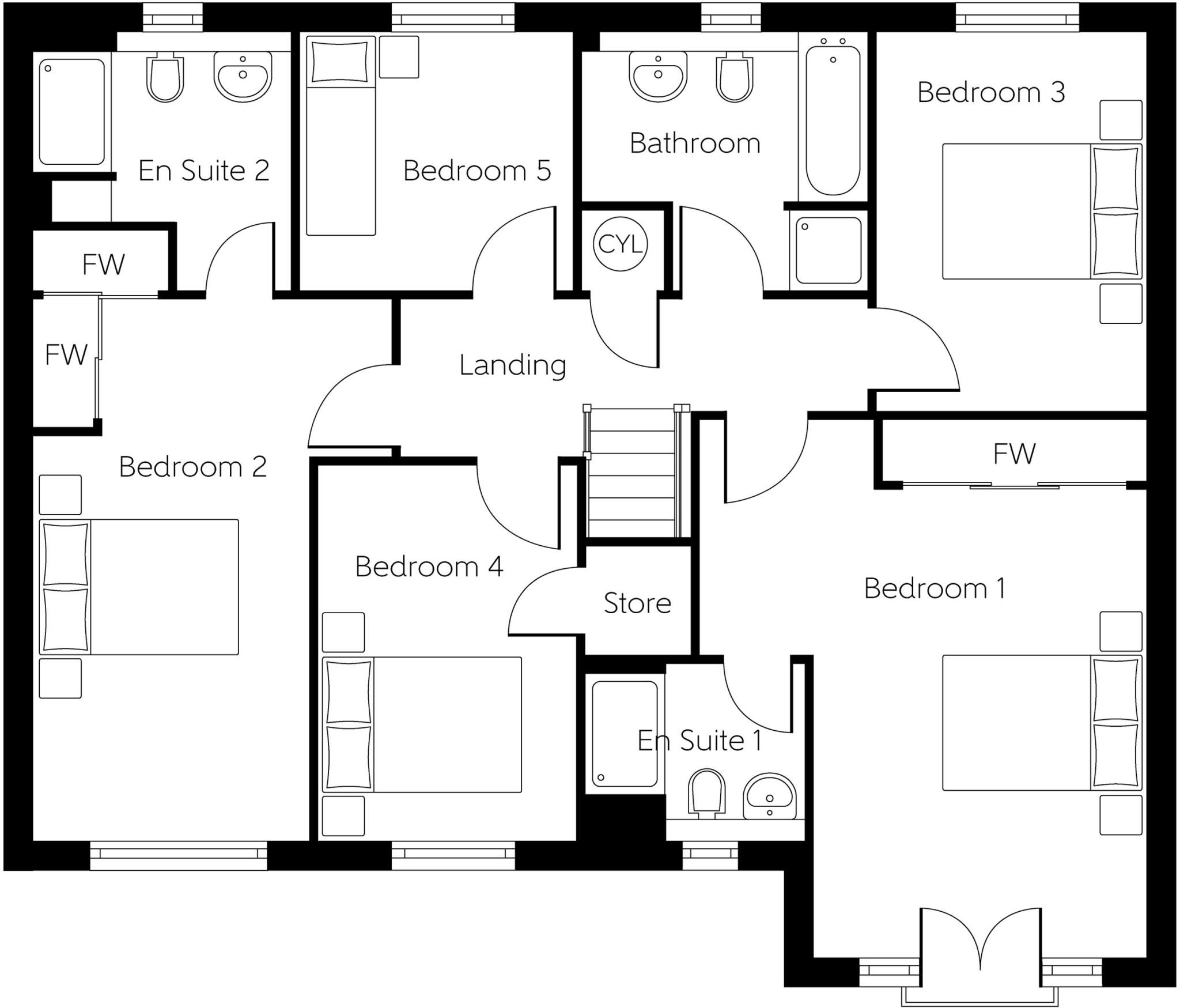 Robroyston,
Glasgow City, 
G33 1JR floorplan
