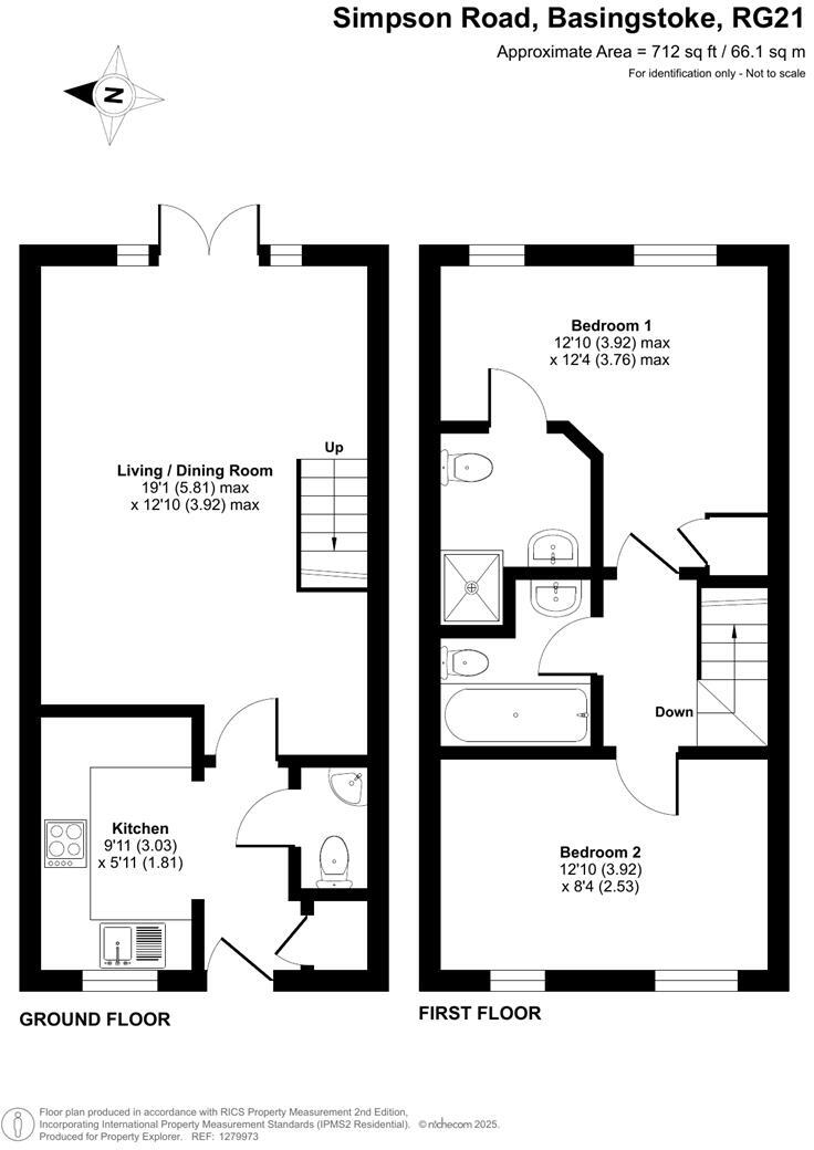 Simpson Road, Basingstoke, RG21 floorplan